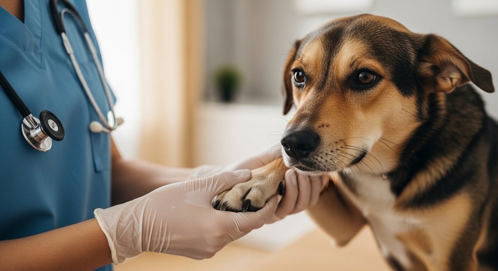 Cachorro com Inchaço na Junta da Pata Após Briga: O Que Fazer Urgente?